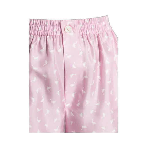 Moschino Printed Satin Shorts