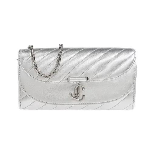 Jimmy Choo Avenue Curve Chain Linked Wallet