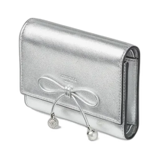 Jimmy Choo Marinda Metallic Compact Wallet