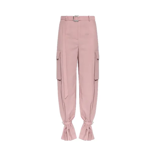 The Attico Belted Cargo Trousers