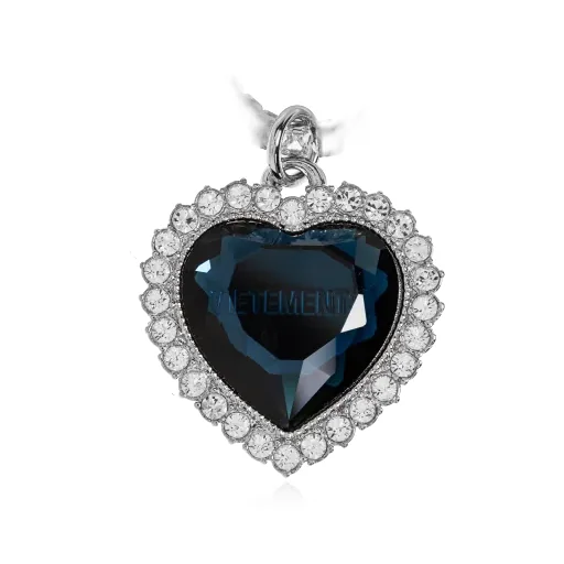 Vetements Heart Pendant Chained Necklace