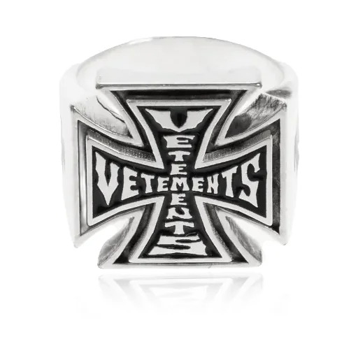 Vetements Logo Detailed Ring