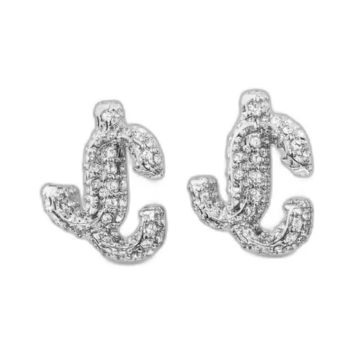 Jc Crystal-Embellished Stud Earrings