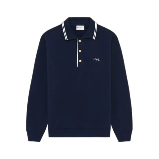 Drle De Monsieur Logo Embroidered Knitted Jumper
