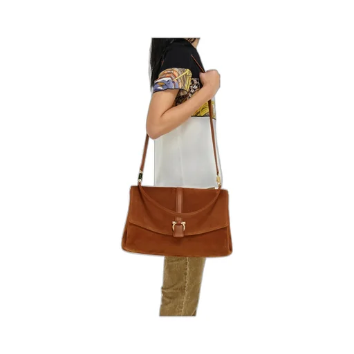 Flap-Over Shoulder Bag