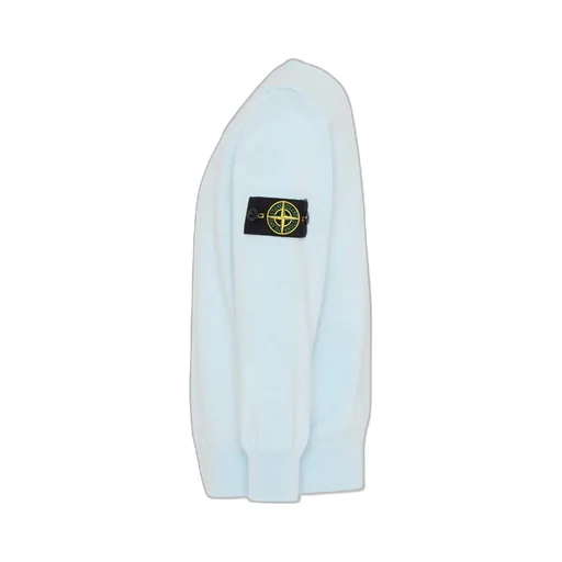 Stone Island Junior Logo Patch Knitted Sweater