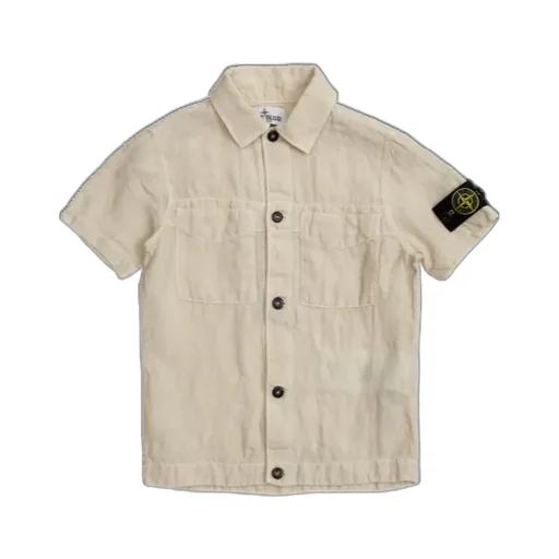 Chest-Pocket Short-Sleeve Shirt