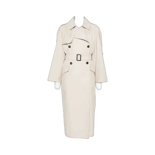Long-Sleeved Trench Coat