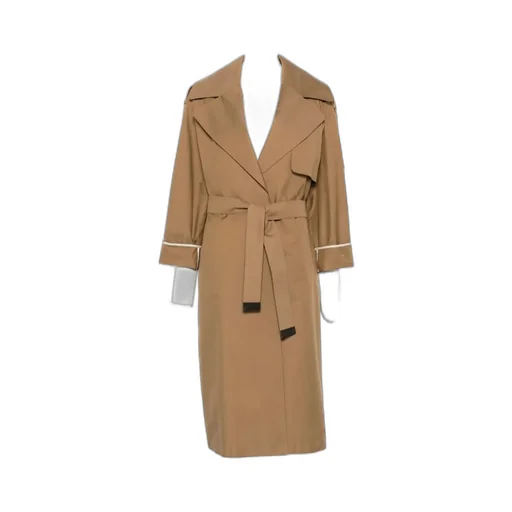 Long-Sleeved Trench Coat