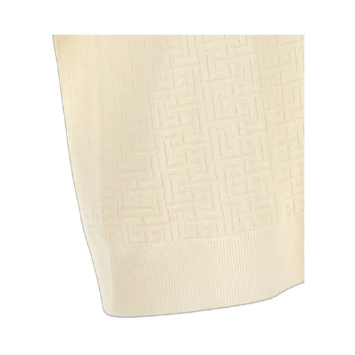 Balmain Monogram Knit Polo Shirt