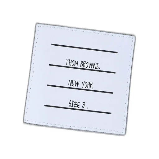 Thom Browne	Logo Patch Drawstring Hoodie