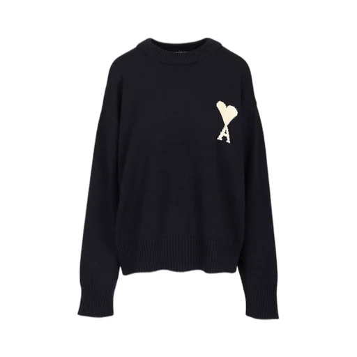 Ami Paris Ami De Coeur Crewneck Knitted Jumper