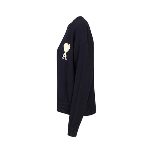 Ami Paris Ami De Coeur Crewneck Knitted Jumper