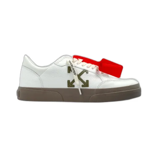 Off-White Logo Patch Lace-Up Sneakers
