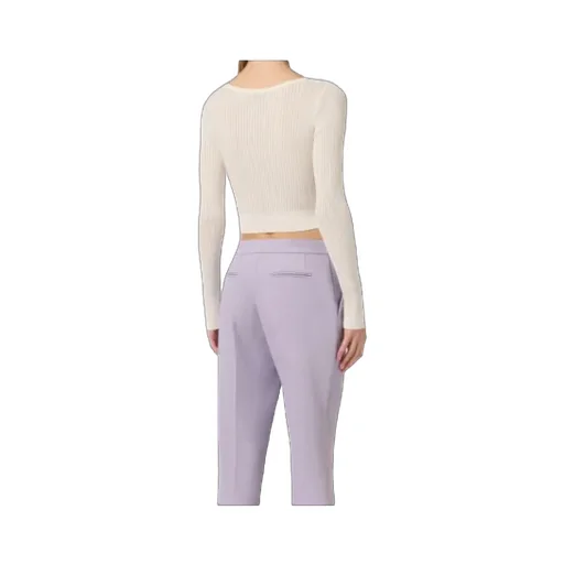 Elisabetta Franchi Printed Logo Knit Top