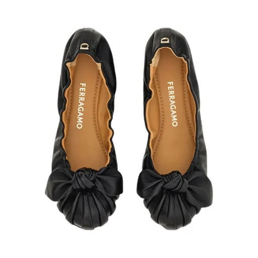 Bow Embellished Ballet Flat