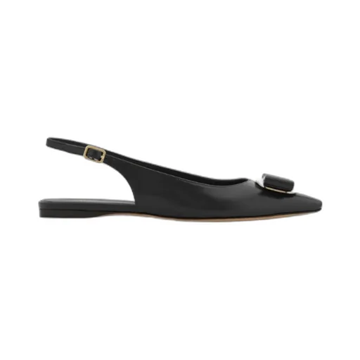 New Vara Plate Flat Slingback