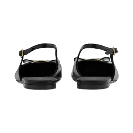 New Vara Plate Flat Slingback