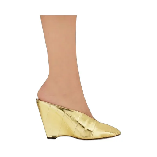 Ferragamo Open-Toe Wedge Mules