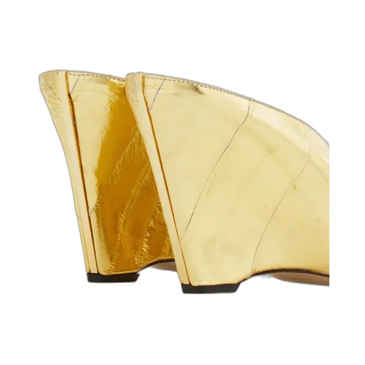 Ferragamo Open-Toe Wedge Mules