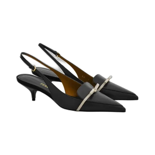 Ferragamo Pointed Toe Slingback Pumps