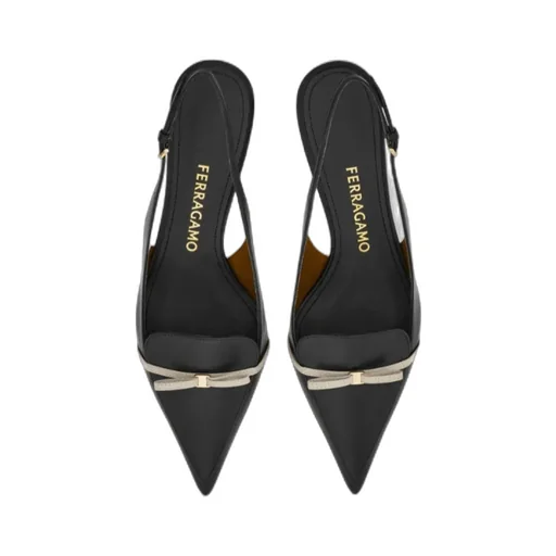 Ferragamo Pointed Toe Slingback Pumps