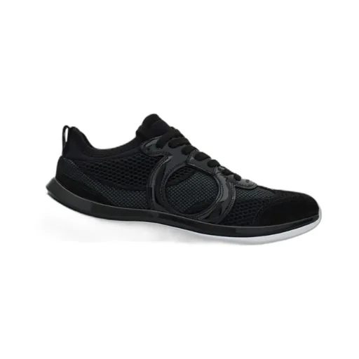 Gancini Sneaker With Mesh Detail