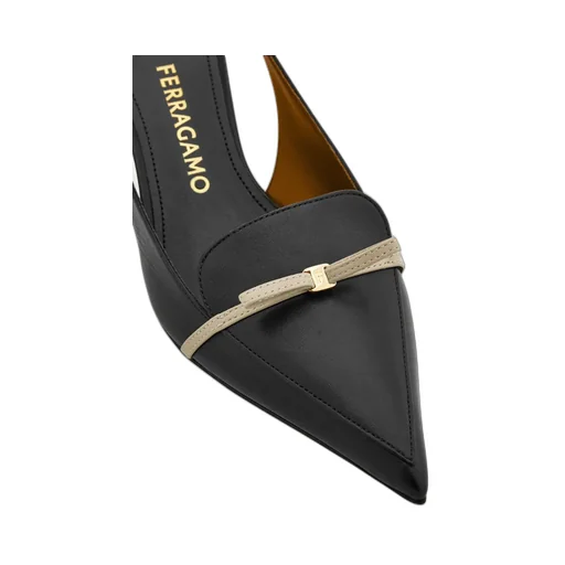 Ferragamo Pointed Toe Slingback Pumps