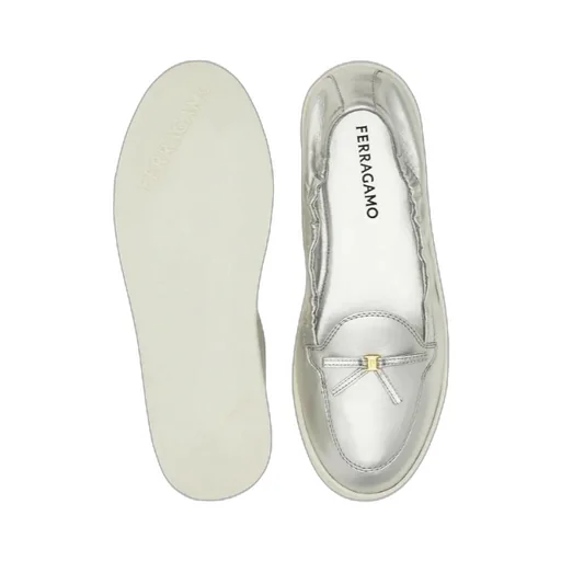 Flexible Loafer With Mini Bow Detail
