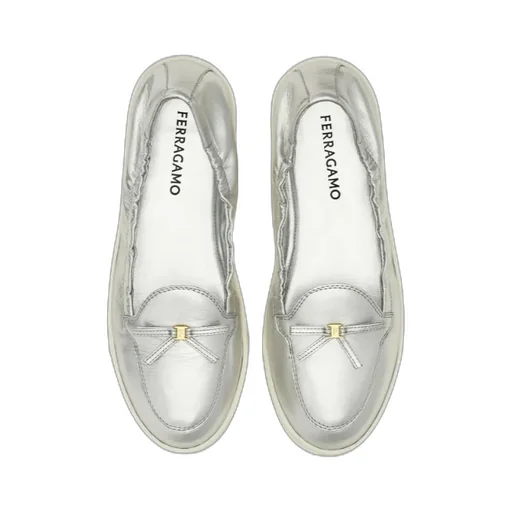 Flexible Loafer With Mini Bow Detail