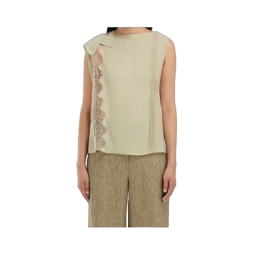 Top With Lace Inserts