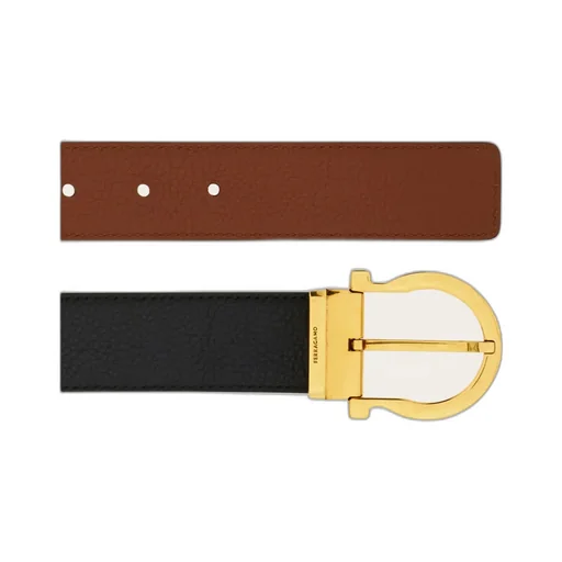 Reversible And Adjustable Gancini Belt