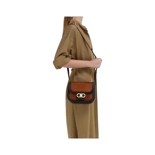 Double Gancini Crossbody Bag