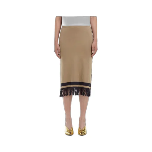 Skirt With Fringe Detail
