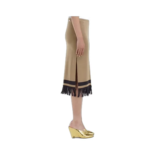 Skirt With Fringe Detail