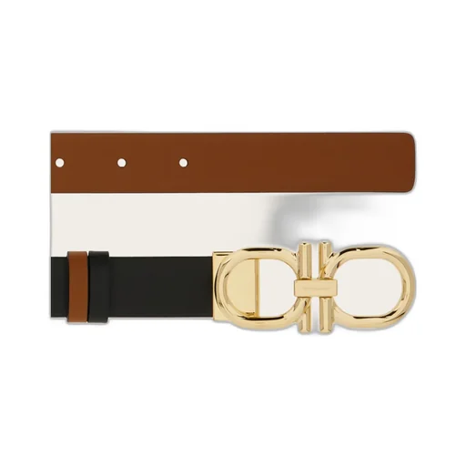 Reversible And Adjustable Gancini Belt