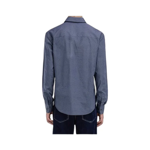 Ferragamo Monogram-Pattern Button-Up Shirt