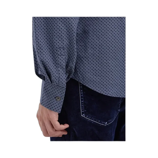 Ferragamo Monogram-Pattern Button-Up Shirt