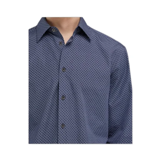 Ferragamo Monogram-Pattern Button-Up Shirt