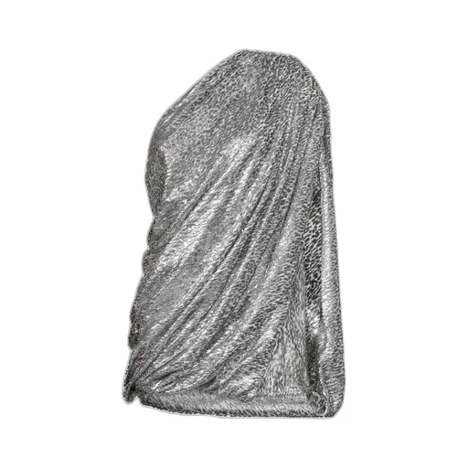 One-Shoulder Pleated Mini Dress