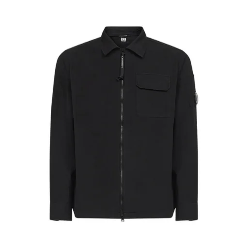 Logo Zip-Up Shirt