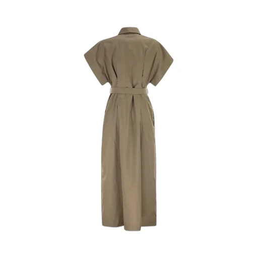 Pocket Belted Midi Dress
