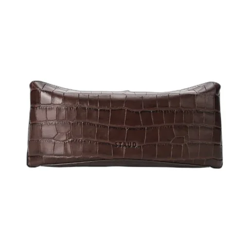 Eve Clutch Espresso Croco
