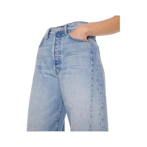 Panelled Cotton Jeans