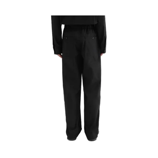 Drawstring Cargo Cotton Trousers