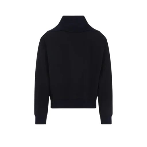 Jil Sander Half Zip Logo Sweatshirt