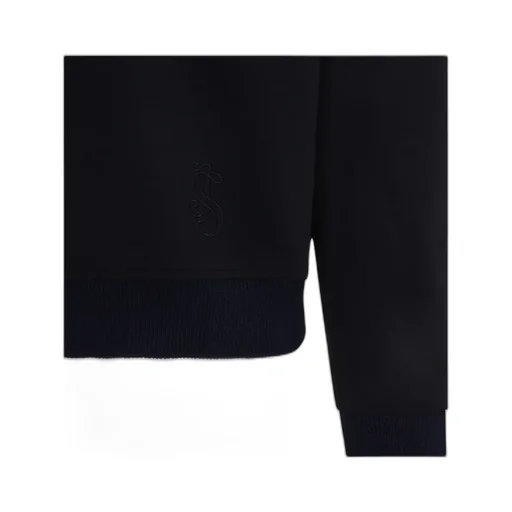 Jil Sander Half Zip Logo Sweatshirt