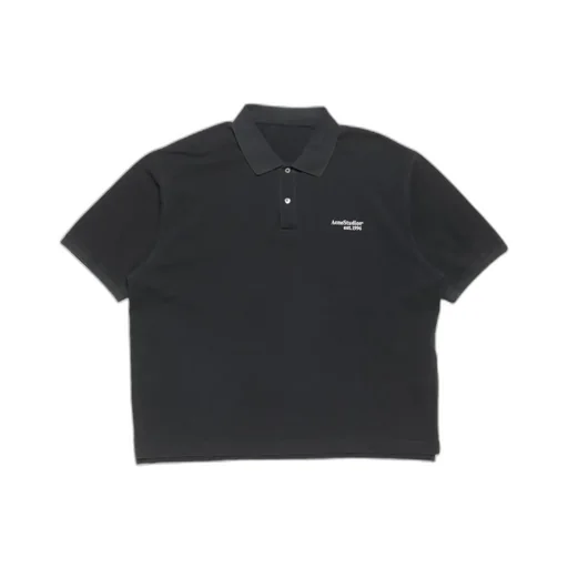 Acne Studios Washed Logo Polo Shirt