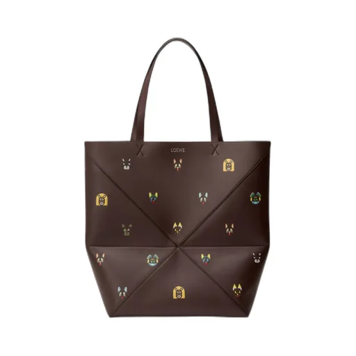 Cats Xl Puzzle Fold Tote In Nappa Calfskin