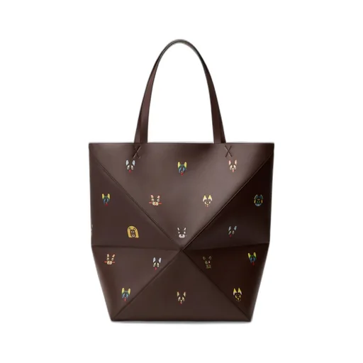 Cats Xl Puzzle Fold Tote In Nappa Calfskin
